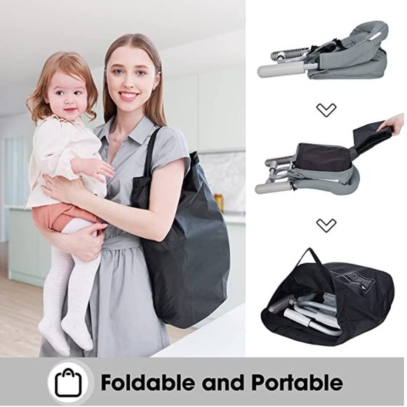 VEEYOO Clip On High Chair Folding Fast Table Chair with Storage Bag (Pre-owned) - Picture 7 of 8